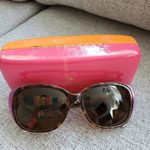 Kate Spade Hilde Polarized Cat Eye Sunglasses